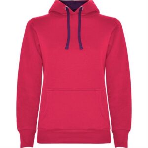 Толстовка URBAN WOMAN женская, ТЕМНО-РОЗОВЫЙ/ФИОЛЕТОВЫЙ 2XL