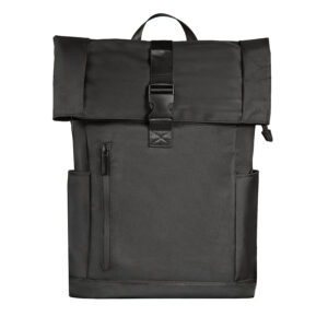 Рюкзак водостойки "Roll", чёрный, 66х39х13 см, ткань верха: 100% полиэстер, подкладка: 100% полиэстер