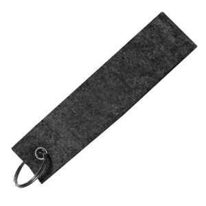 Брелок-ремувка FELTY 12 х 3 см, темно-серый, RPET фетр