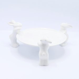 Тарелочка для сладостей "Воришки" (NEW), 23.5 см, Белый