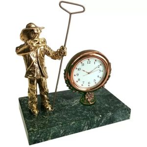 Настольный прибор "Металлург", золотистый/зеленый