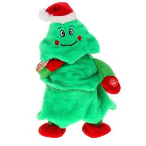 МЯГКАЯ ИГРУШКА МЕХАНИЧЕСКАЯ "ЕЛОЧКА" В КОЛПАКЕ ПОЕТ, ХОДИТ 333858