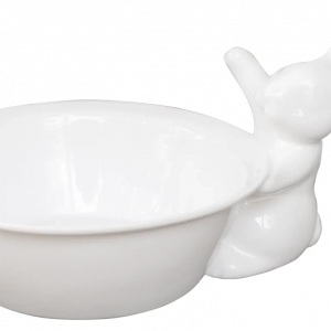 Мисочка с кроликом, 500 мл, Белый