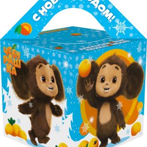 №3 КУБИК БОЛЬШОЙ ЧЕБУРАШКА  700 грамм новогодний подарок белорусский