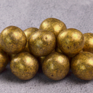 Драже " Праздничное фундук бронза " в Темной шоколадной глазури