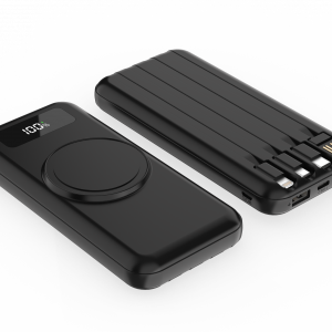 Внешний аккумулятор Authority с беспроводной зарядкой, 10000 Mah, чёрный