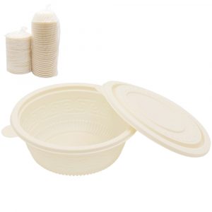 Набор контейнеров (супница) из кукурузного крахмала,  400 мл (50 шт)