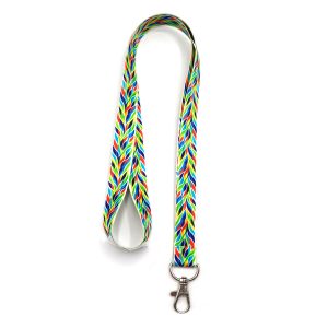 Ланъярд полноцветный Флюр с карабином