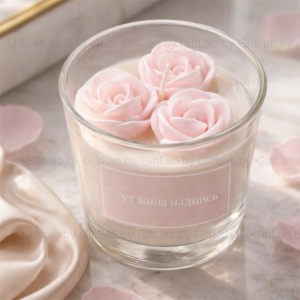 Ароматическая свеча 225 мл «Роза»