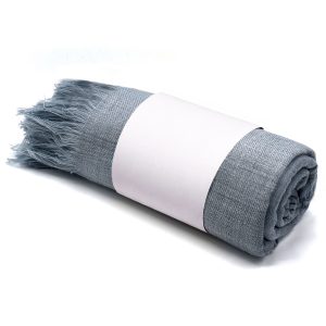 Плед полушерстяной COMFORT, светло-серый