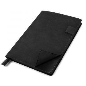 Ежедневник A5 недатированный Efemero в мягком переплёте, черный