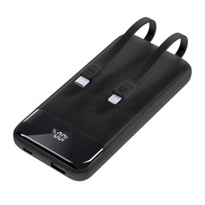 Внешний аккумулятор Nero с быстрой зарядкой (до 22,5W), 10000 mAh, чёрный