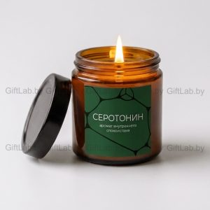 Свеча в стеклянной банке 200 мл ( ароматы из ассортимента)